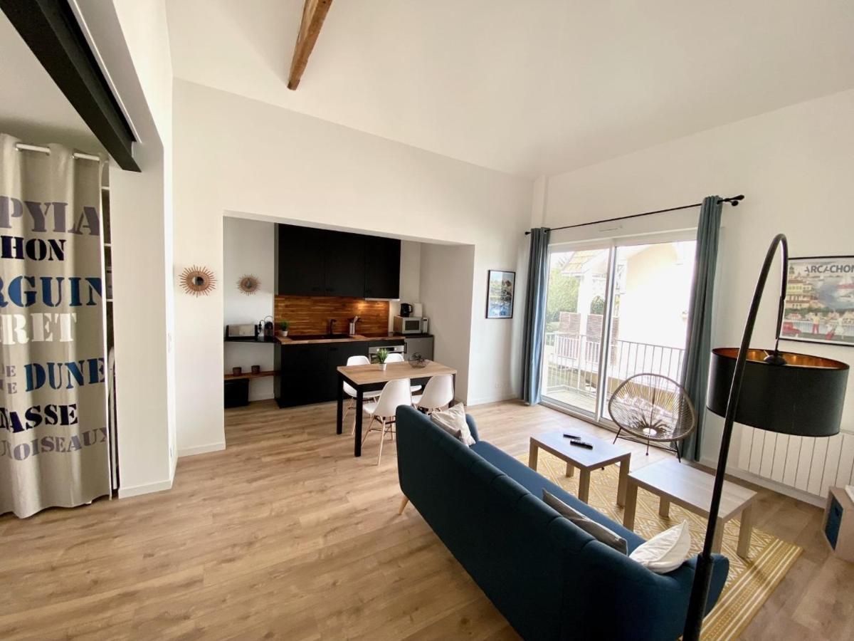 Chaleureux Appartement Aux Allures Nordiques Arcachon Esterno foto